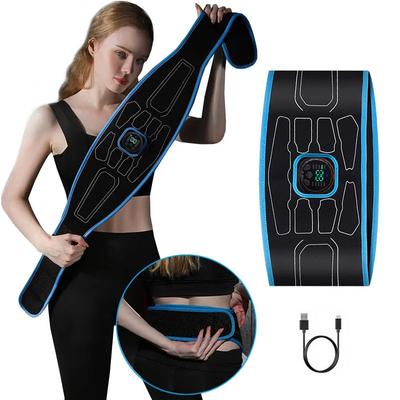 Electric Muscle Stimulation EMS Abdominal Toning Belt Waist Trainer Slimming Belt Fitness Workout Equipment