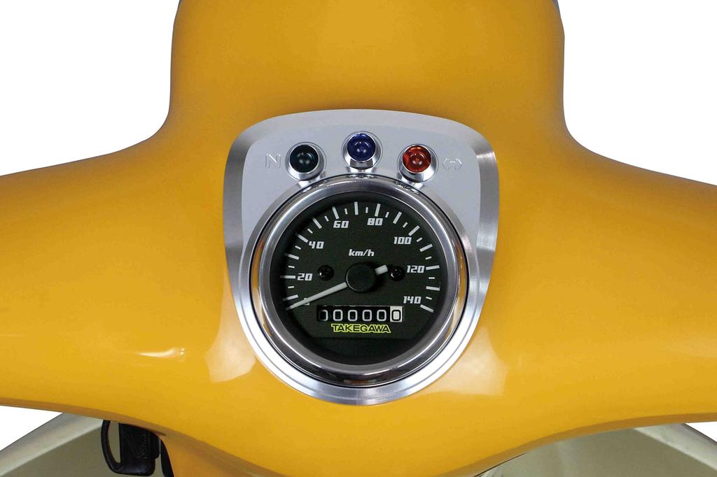 SP Takegawa Speedometer Kit Black White for Super Cub Cub (TAKEGAWA) D-Type & 50/Little 05-05-0105