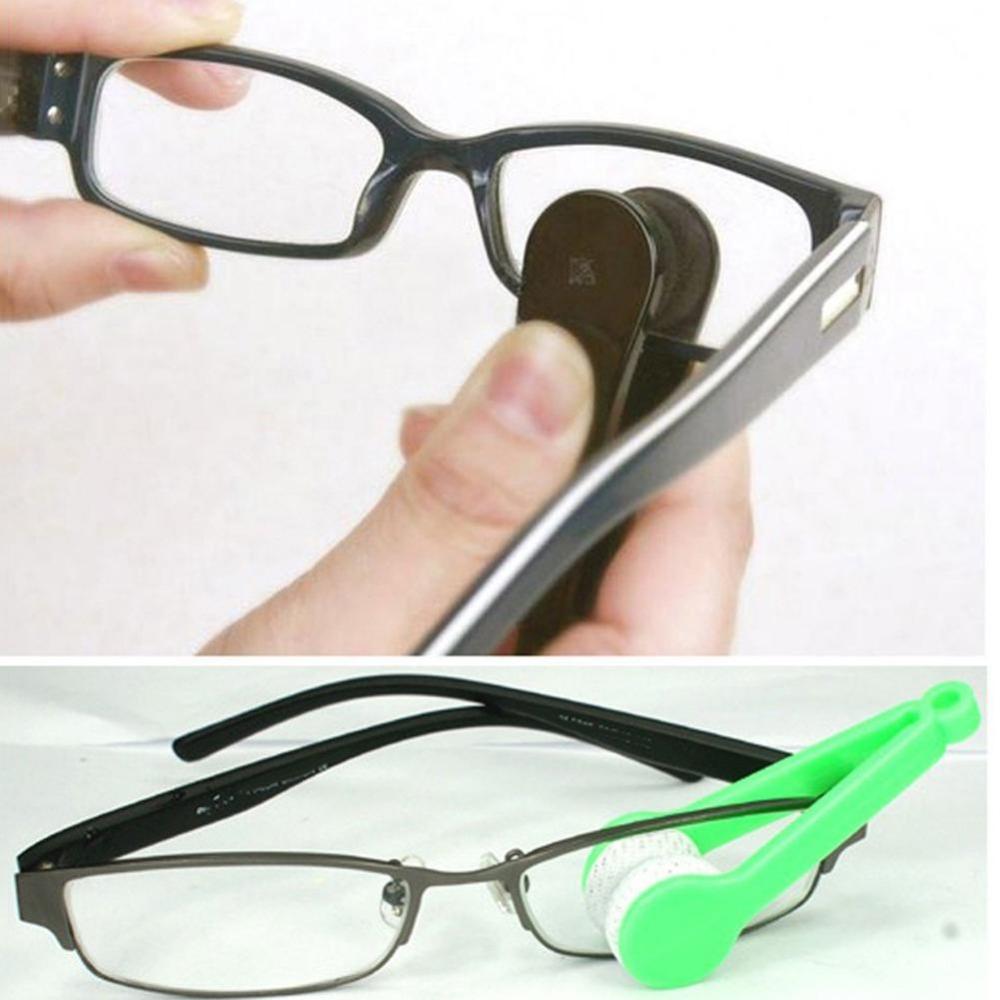 Mini Portable Glasses Sunglasses Microfiber Cleaning Brush