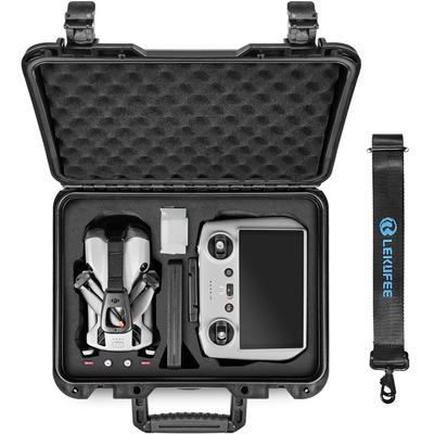 Lekufee Waterproof Hard Carrying Case for DJI Lito Lito DJI Mini 5 4 3 DJI RC N3 Accessories X1, 1, Pro/Mini Pro/Mini Drones, 2/RC (3-pack), (Case