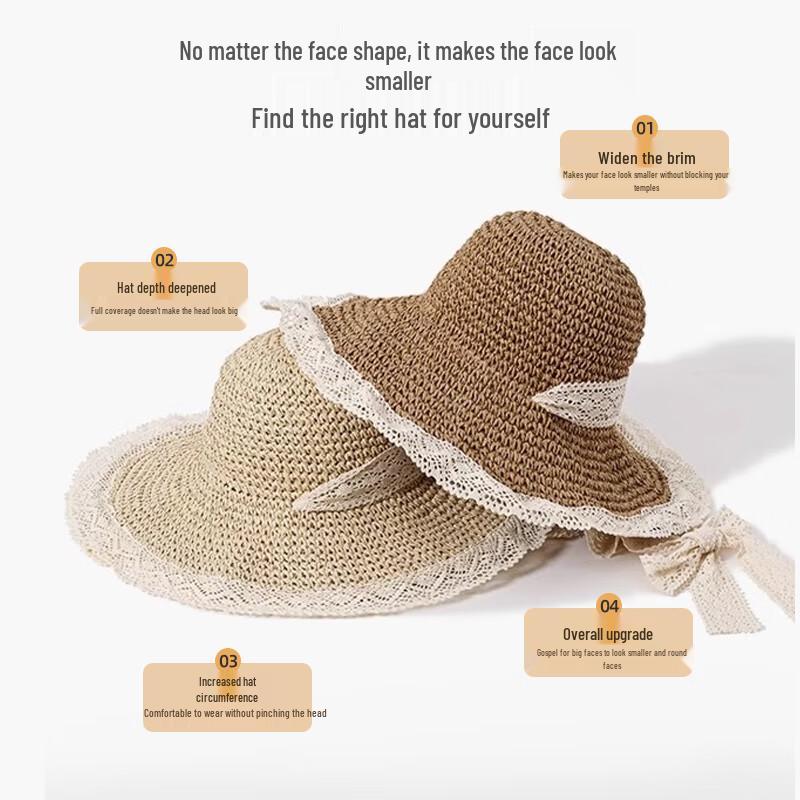 Kids' Parent-Child Straw Sun Hat