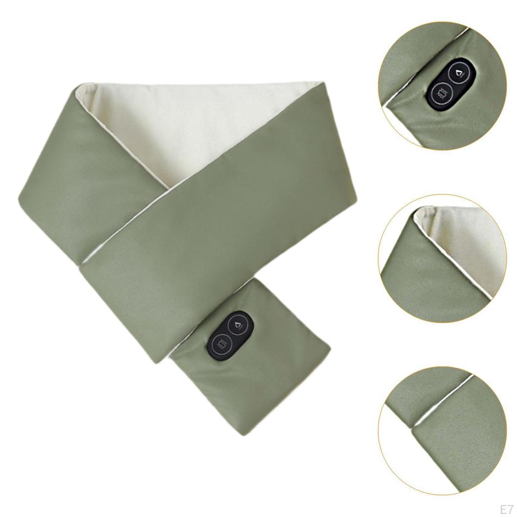 Heated USB Neck Scarf Neckerchief Warmer,Comfortable Shawl,Warm Wrap,Neck Heating Pad for