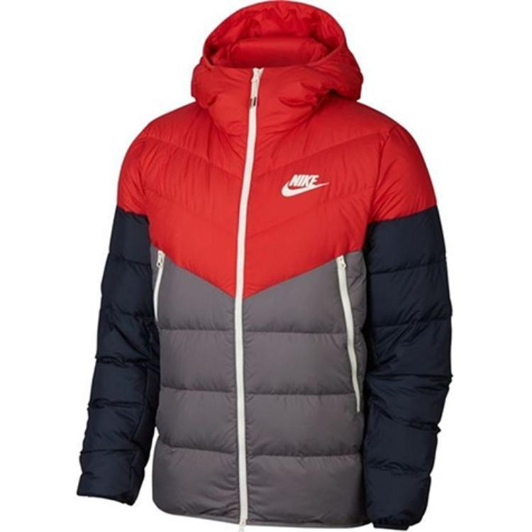 Nike Dūnu Jakas Vīriešu Sarkana Zila