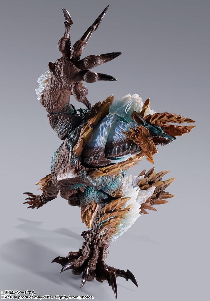 TAMASHII NATIONS Monster Hunter Zinogre Anniversary 285mm PVC ABS Painted Movable Figure S.H.MonsterArts -20th Edition- Approx. &