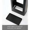 Yamazaki Slim Umbrella Stand Black, Approx. W22xD12xH50cm, Tower Series. Removable drip tray, stable design. 4929, Approx. 22x12x50cm.