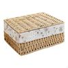 Desk Storage Basket Stackable Box for Laundry Room Closet Cupboards