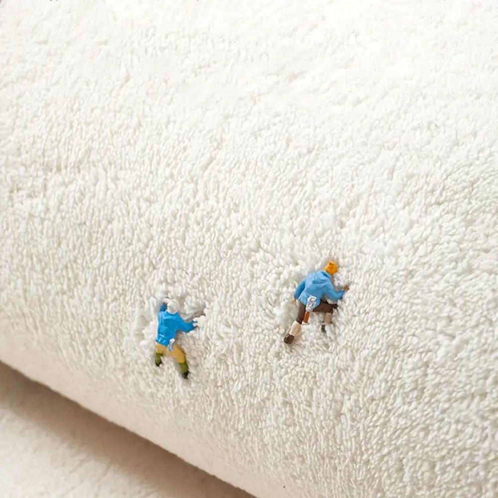 Cartoon White Cat Rug Soft and Comfortable Bedside Rug for Bedroom, Children's Room, Long Floor Mat, Home Decoration