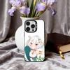 P-Princess C-Connect K-Kokkoro Phone Case For iPhone17,16,15,14,13,12,11 Plus,Pro Max Candy Silver Plated Inside Cover