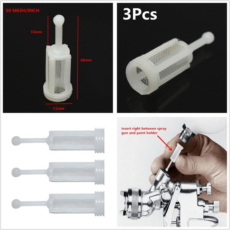 

3Pc Disposable Auto Car Hvlp Paint Strainers Gravity Feed Hvlp Spray Gun Filters