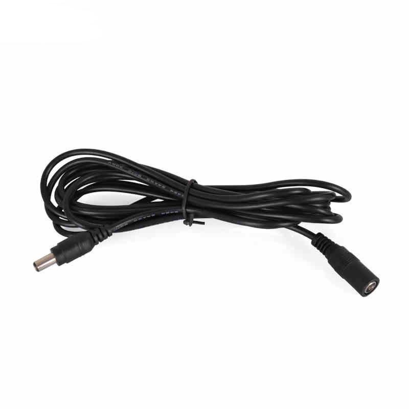 5A Pure Copper DC 5521 Male to Female Extension Cable, 1-5 Meters, for Monitor Power Supply