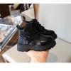 Solid Color British Style Kids Martin Boots Unisex Boys Girls Children Short Ankle Boots