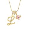 Dopamine 26-Letter Necklace: Light Luxury Collarbone Chain for Women