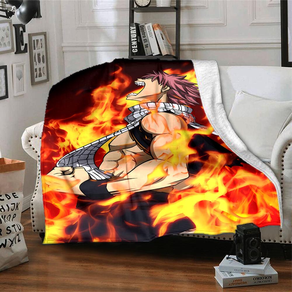 1pc Fairy Tail1 Blanket, Gift, for Men and Women, Soft Blanket, Good for Sofa Bed Couch Travel, Lightweight Flannel Blanket