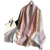 New Silk Fashion Scarf Blouse Decorative Scarf Geometric Chain Color Block Commuter Scarf Neck Protection Shawl