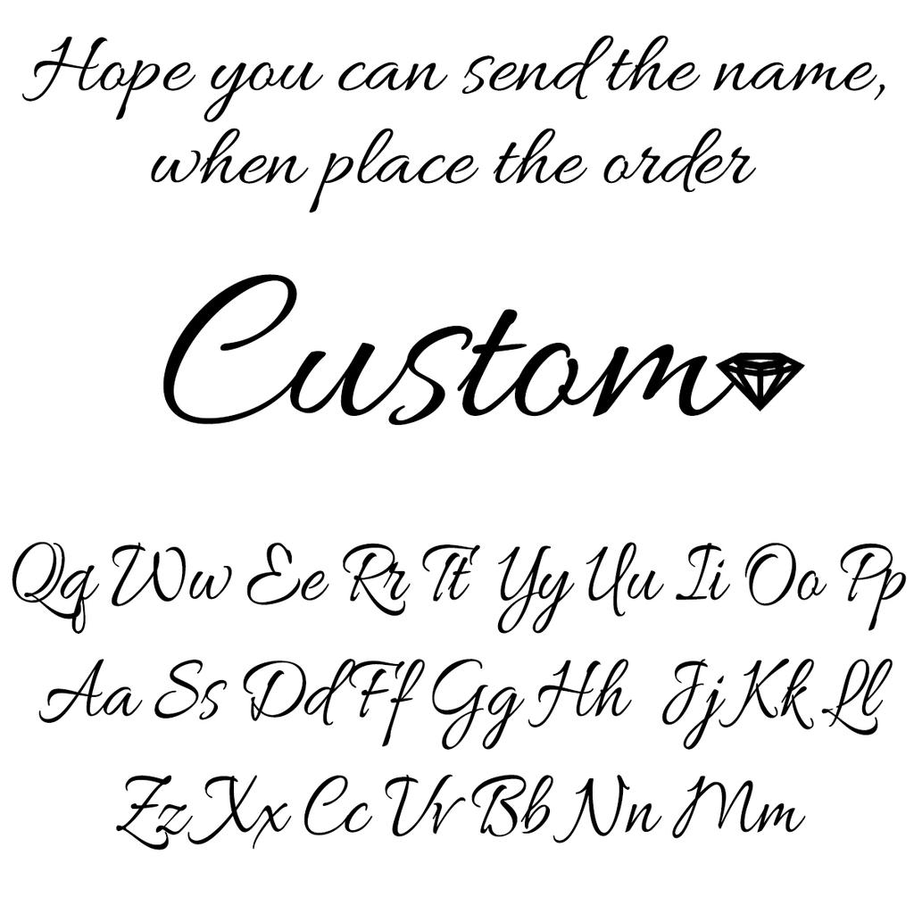 Atoztide Personalized Custom Name Necklaces for Women Stainless Steel Letter Star Heart Butterfly Pendant Choker Jewelry Gift