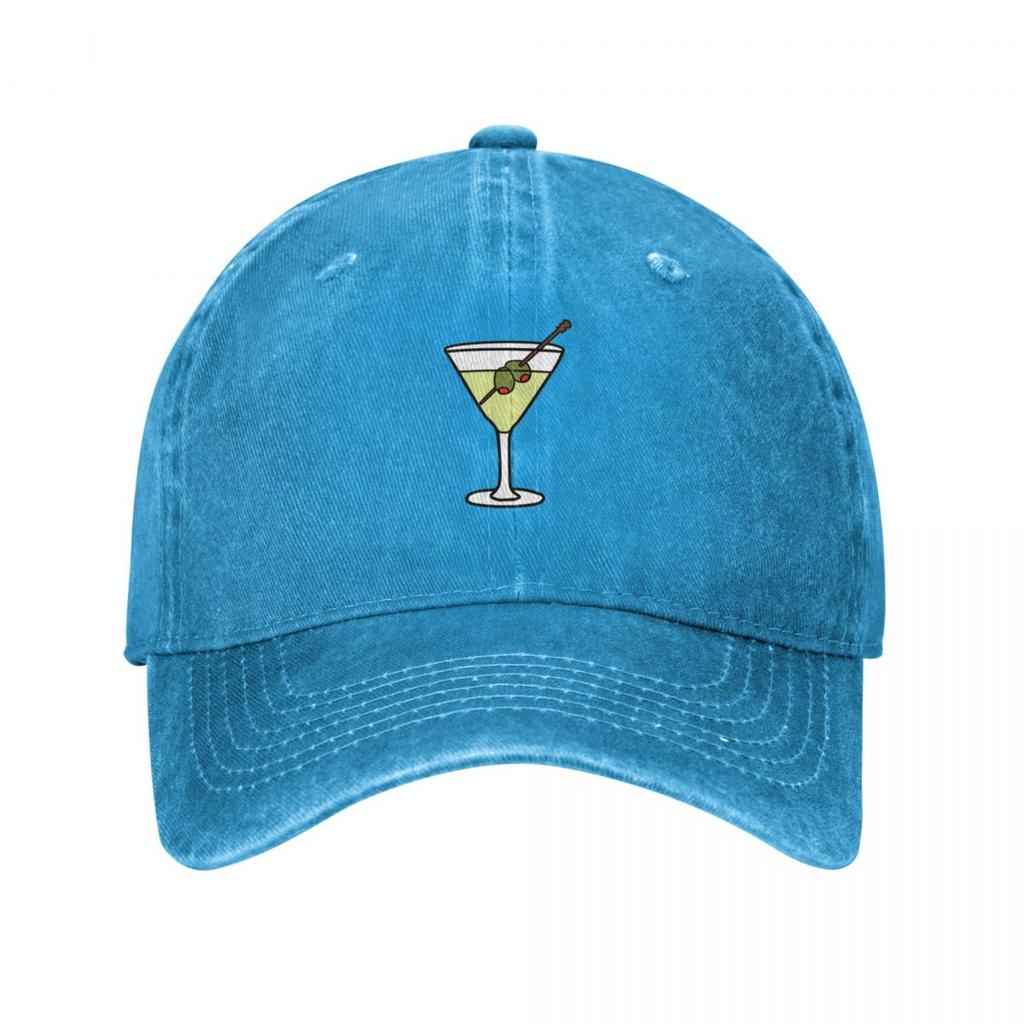 Cool Martini Cocktail Baseball Cap Hat Beach Luxury Hat Beach Bag fishing caps Unisex Womens Beach Outlet Unisexs