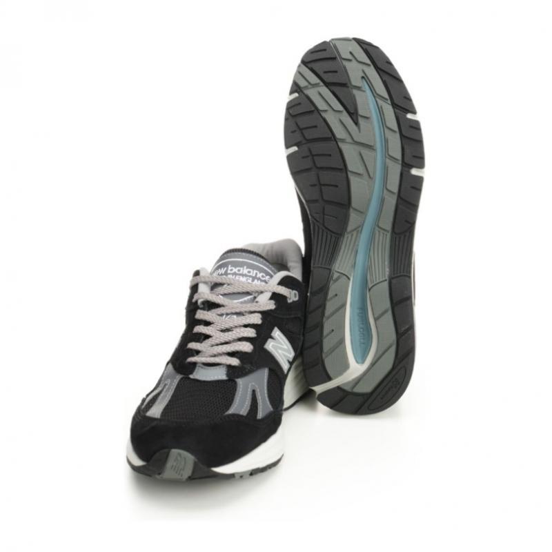 New Balance Black Pigskin Mesh Low Top Sneakers U991bk2 Black D