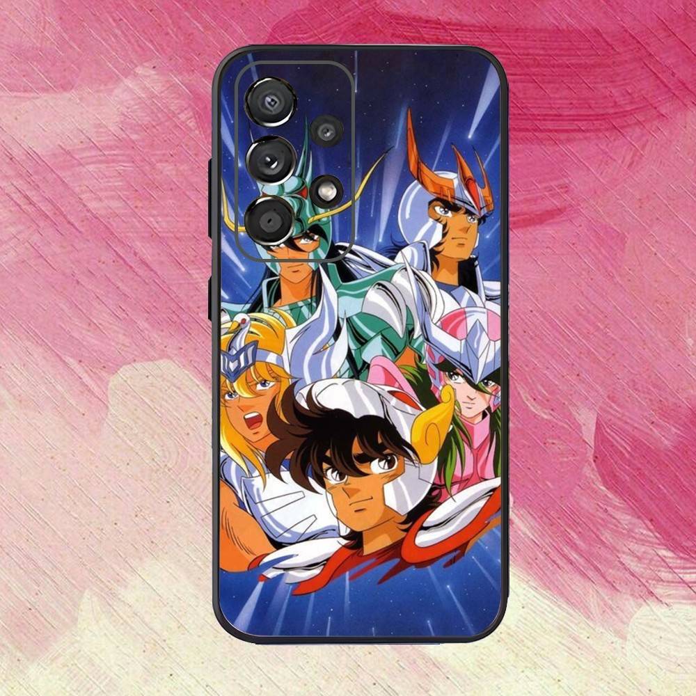 S-Saint Seiya12 Knights Zodiac Phone Case For Samsung S25,S24,S21,S22,S23,S30,Ultra,S20,Plus,Fe,Lite,Note,10,9,5G Black Cover