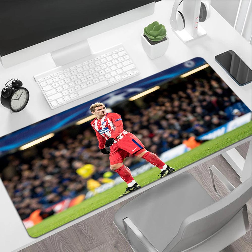 Atletico Madrid Player Gaming Mouse Pad Gaming Laptop Mouse Pad HD Print Desk Pad Non-Slip Rubber Bottom