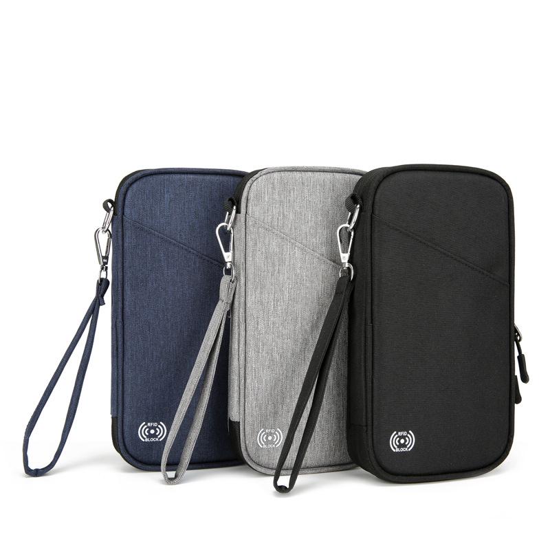 Lightweight Anti-Theft Passport and Travel Wallet with Large Capacity and Multi-Function Storage