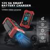 6A 12V Automotive Battery Charger Car and Motorcycle Battery Charging Devices Intelligent Maintenance of Lead Acid Battery