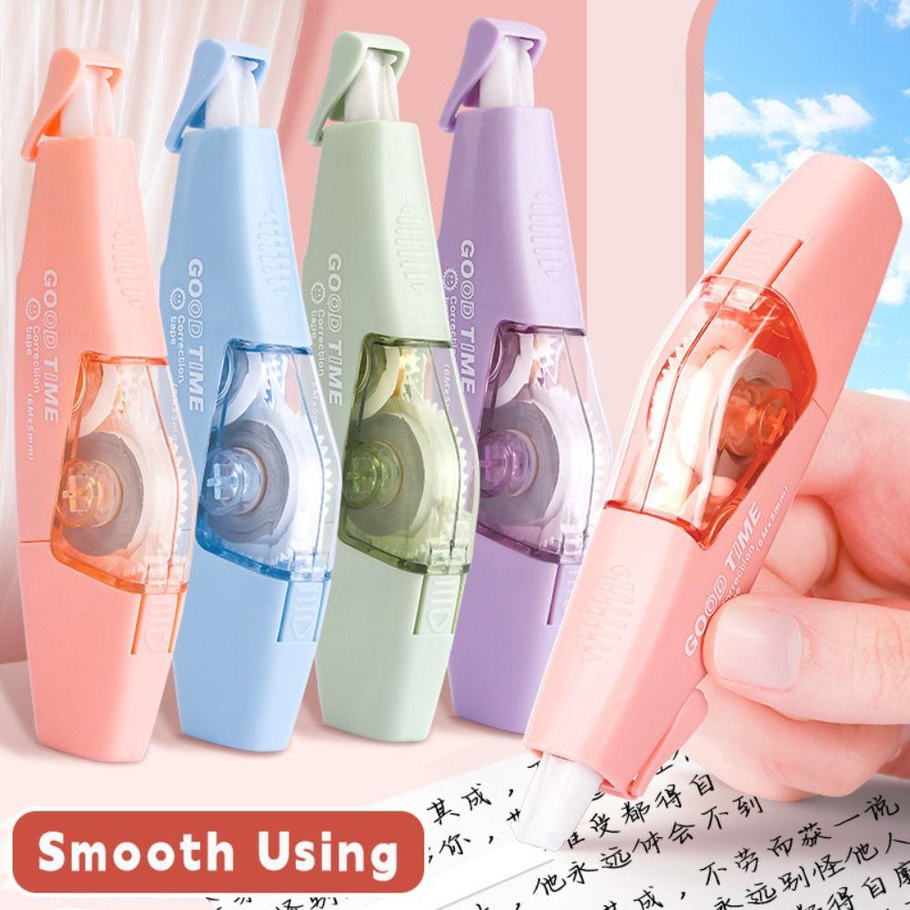 6PCS/Set Gradient Color Correction Tape Pen Shape Correction Stationery Correction Band Students