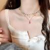 Vintage Multi-Layer Stacking Necklace - Women's Luxury Seaside Clavicle Chain, French-Style Accessory.