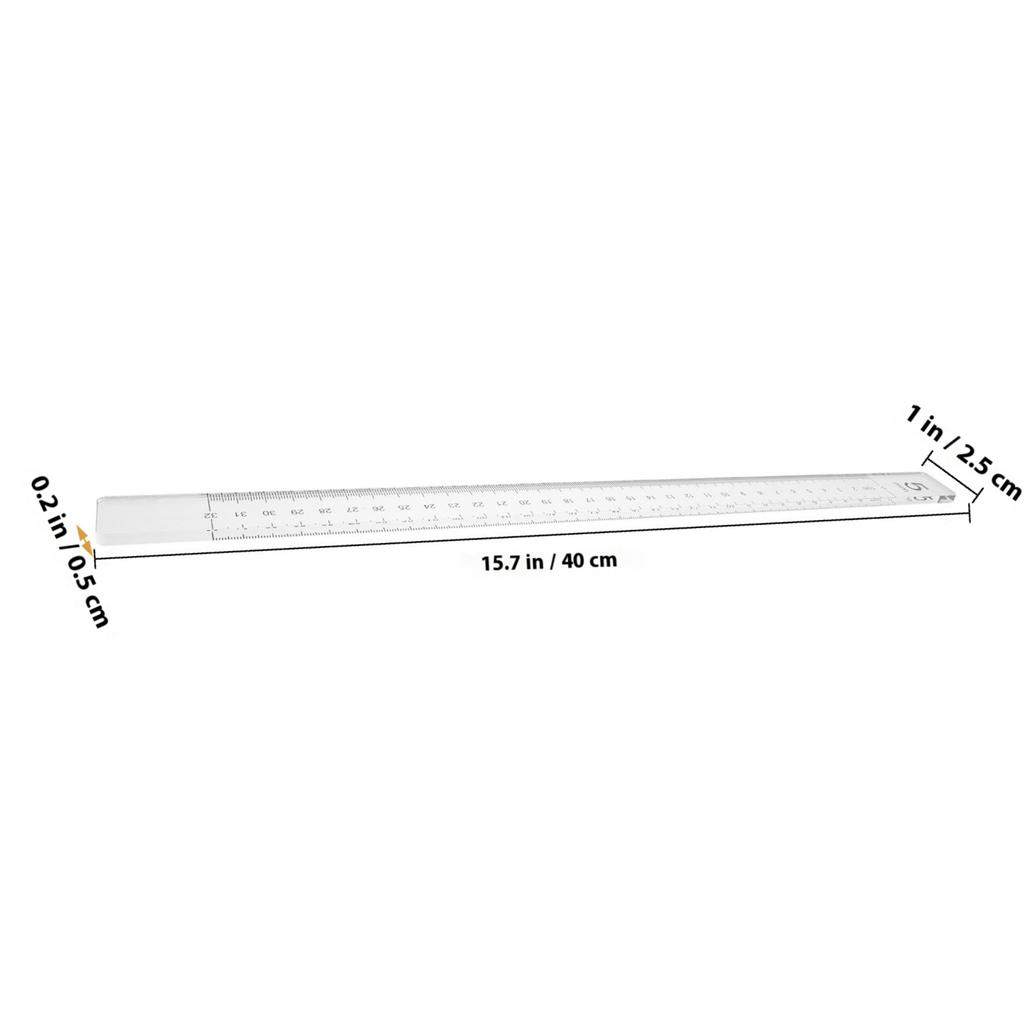 1 Pair Biscuit Balance Ruler Acrylic Dough Thickness Guide Measuring Strip For Baking Tool Cookie Pastry Pizza Snack Kitchen