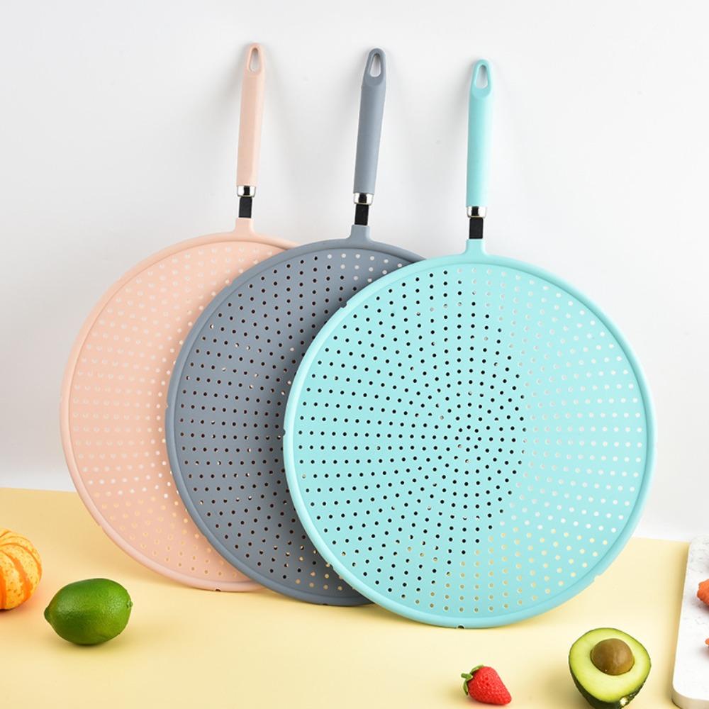 Heat-resisting Oil Splash Splatter Screen Large Size Oil Splash Guard Household Frying Pan Lid  Pot