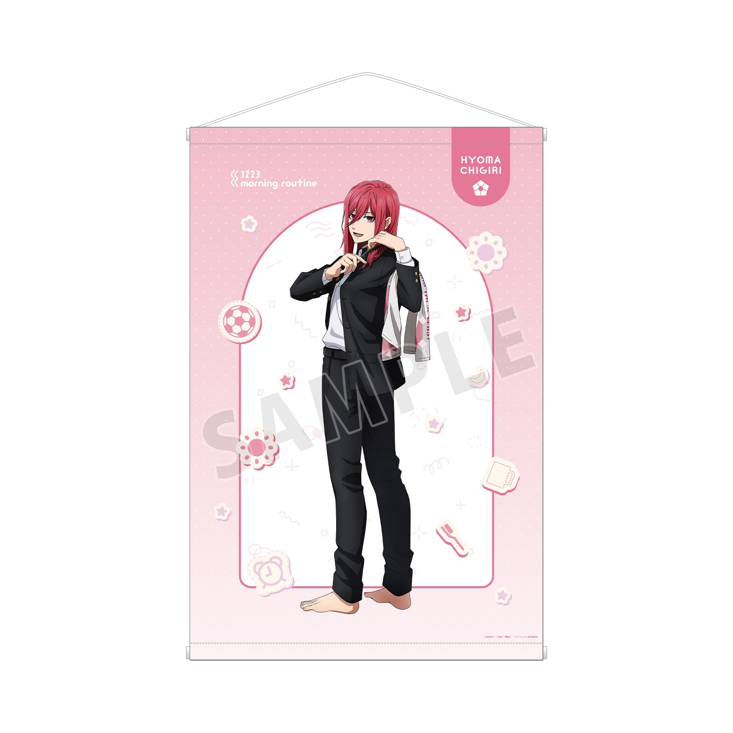 

Оригинальная иллюстрация аниме ТВ Тигири Хёма Утренний распорядок B2 гобелен «Синяя тюрьма» вер.