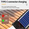 LED Camping Light, USB Charging Outdoor Tent Light with Clamp, Solar Lithium Battery, Do Not Change Color, Camping Flashlight