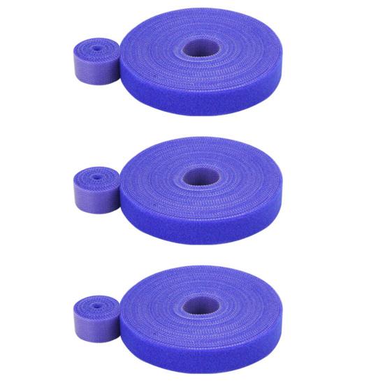 3 Rolls Cable Tie Long Space Saving Easy To Install Adjustable Reusable Storage Thick Self Adhesive