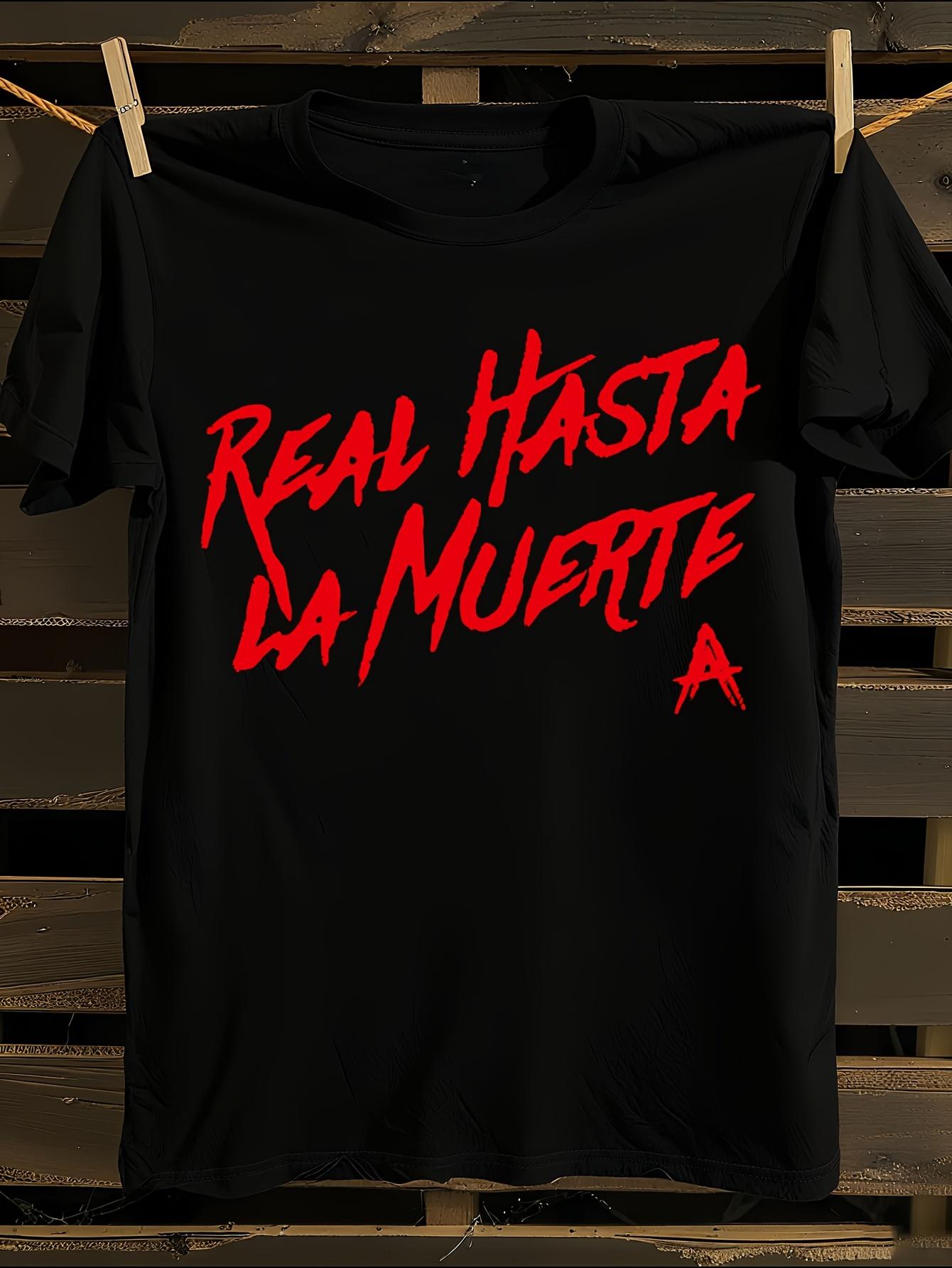 Anuel AA Official Real Hasta La Muerte Graphic T-shirt M