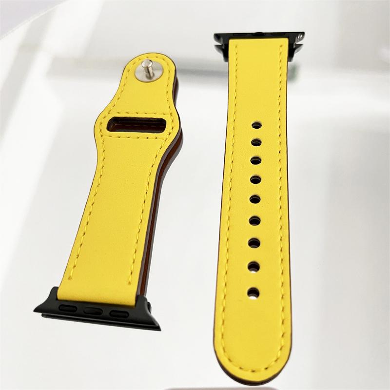 

Leather Watch Strap for Apple Watch 10 11 band 46mm 42mm 44mm 49mm 45mm 40mm 41mm bracelet iWatch series 9-8-7-6-5-4-Ultra-3-2 38 40 41 S11-42mm