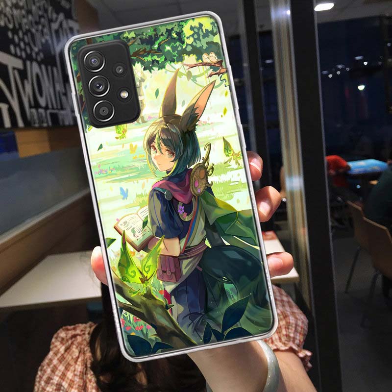 Genshin Impact Tighnari Phone Case for Samsung A54 A57 A37 A17 A14 A15 A12 A24 A34 A55 A35 A25 A52S A07 A05S A04S A22 A32 A72 Ga