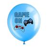 Blue Game On Theme Balloons Video Game Controller Latex Ballon Happy Boys Game Birthday Party Kids Favors Gamer Level Up Balon
