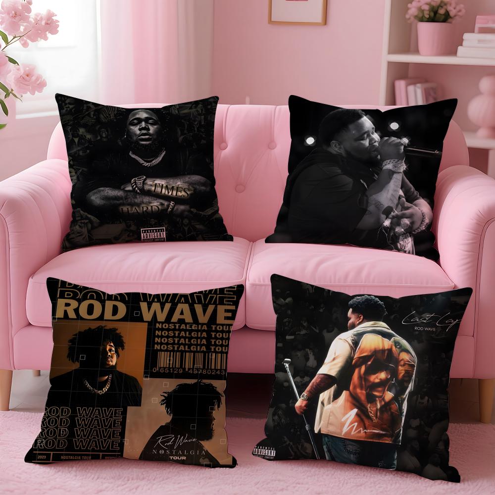 rRod Wave Pillow HipHop Music Cushion Cover Pillow Case Soft Friendly Fabric  Concealed Zipper