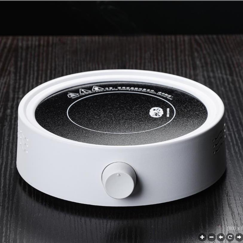 

Бесшумная электрическая керамическая чайная плита - Высокая мощность, Компактная, Круглый дизайн жемчужина белый