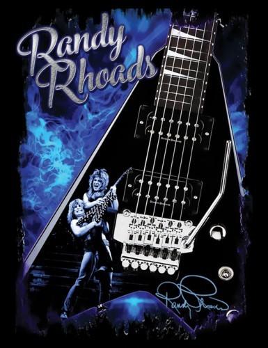 Vintage Randy Rhoads Guitar Hero Cotton Black S5XL Unisex Tee Shirt Unisex T-Shirt L