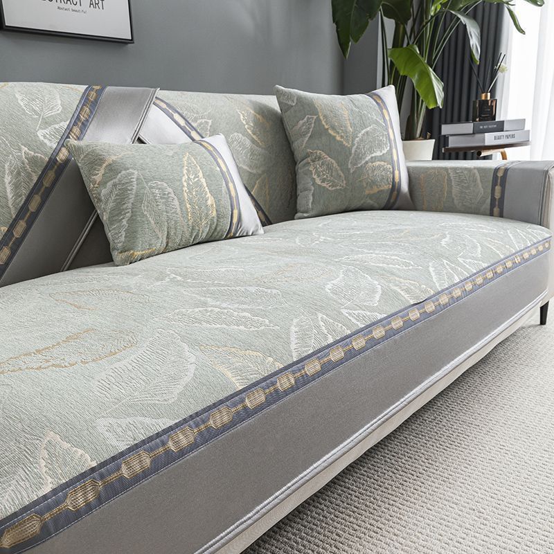 

Новая шениловая нескользящая подушка для дивана, универсальная для всех сезонов, европейская подушка для дивана, нескользящая подушка для сиденья, простой высококачественный чехол для дивана 70*70cm