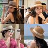 High-Quality Wide-Brimmed Panama Straw Hat For Beach Trips Summer Sun Protection Hat
