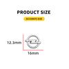 16mm ABS Car Remote Key Stickers Decoration Emblem Decal For Opel Insignia Astra J F Antara Meriva Zafira H G Corsa Accessories