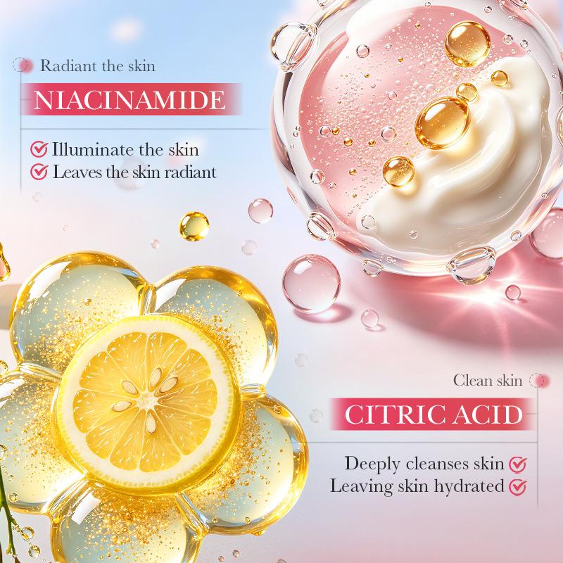 SADOER Ebony Rose Fragrance Body Wash 600ml, Cute Pink Purse Bottle Moisturizing Shower Gel with Niacinamide & Citric Acid for Long-Lasting Scent