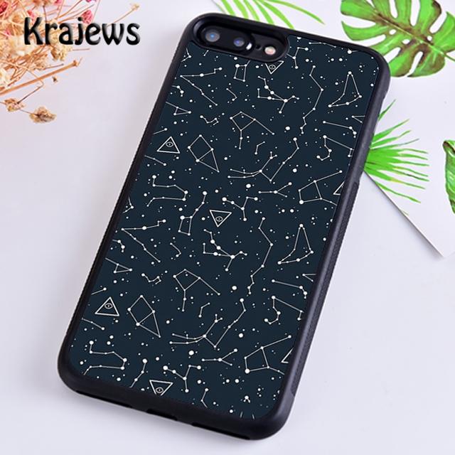 Krajews Starry Night space constellations stars Phone Case For iPhone 17 Air 16 15 14 plus 11 12 13 pro max coque Fundas