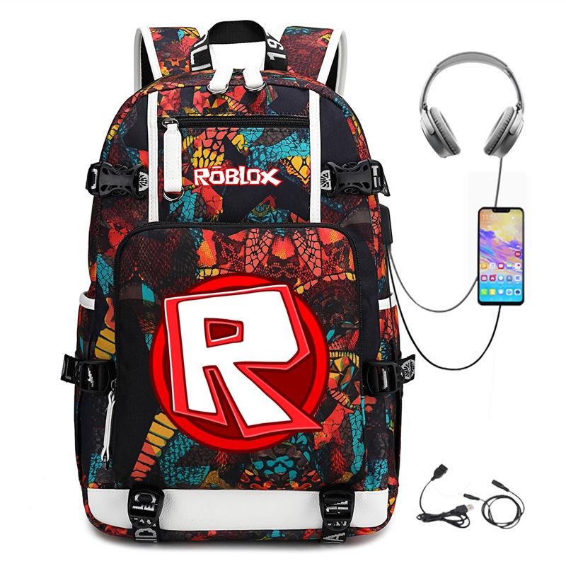 Hot Selling Game-Themed Outdoor Travel Bag Large Capacity with USB Hiking Backpack
