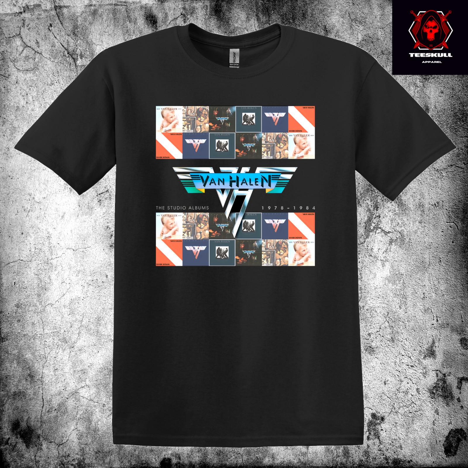 26 Van Halen Studio Albums 1978-1984 Unisex Heavy Cotton T-SHIRT S-3XL Unisex T-Shirt XXXL