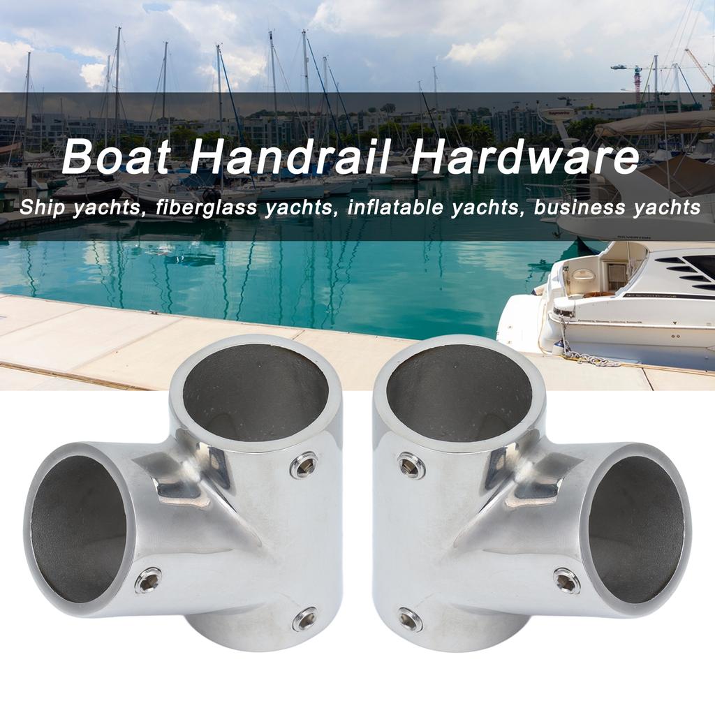 1 Paar Bot Handreling Fittingen Onderdelen 60 Graden 316 Roestvrij Staal Marine Hardware Links Rechts