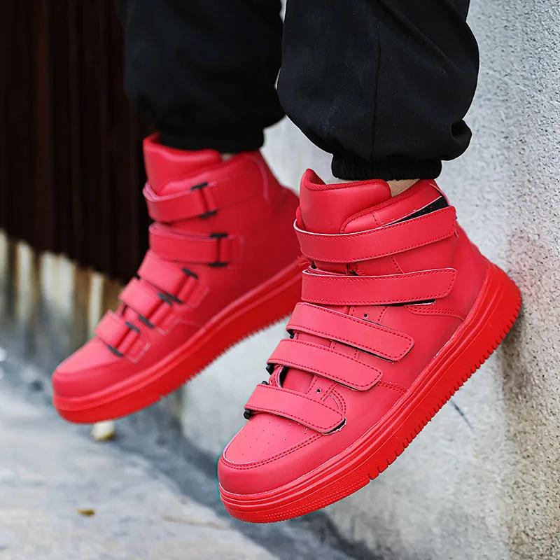 

2025 New Comfortable Casual Cold Adhesive Quality Couple Style High-top Basketball Sneakers High-quality Star Trend Shoes 43 червоний