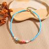 Bohemian Colorful Necklace For Women Girls Adjustable Beaded Neck Chain Unique Fashion Accessory Jewelry Gift