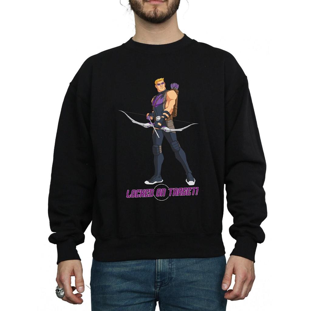 Hawkeye Mens Locked On Target Sweatshirt